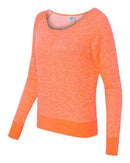 Independent Trading Co. - Juniors' Wide Neck Sweaterfleece Crew - PRM2400