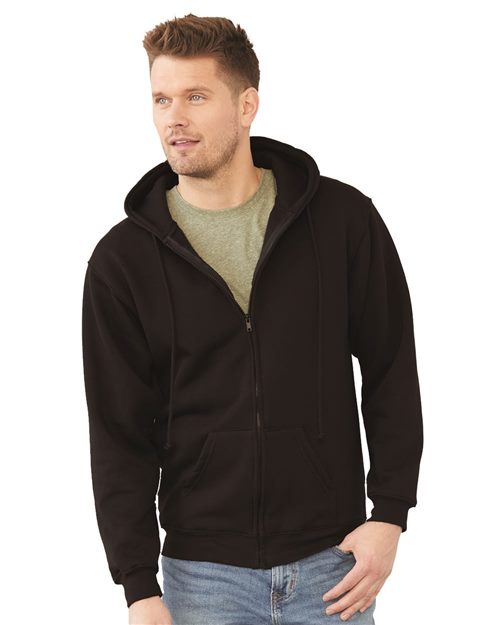 Bayside - USA-Made Full-Zip Hooded Sweatshirt - 900