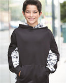 Badger - Youth Digital Camo Colorblock Performance Fleece Hooded Sweatshirt - 2464