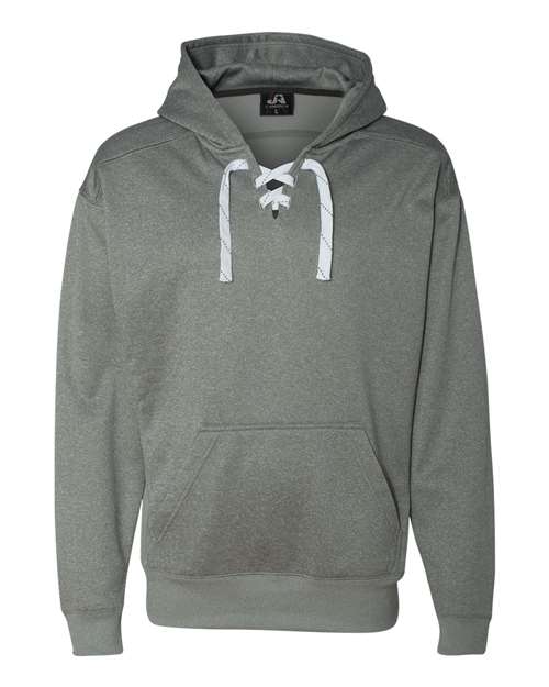 J. America - Sport Lace Polyester Fleece Hooded Sweatshirt - 8833