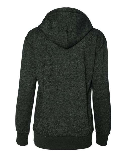 J. America - Women’s Glitter French Terry Hooded Sweatshirt - 8860