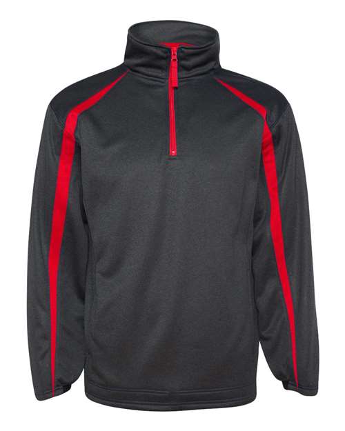 Badger - Pro Heather Fusion Performance Fleece Quarter-Zip Pullover - 1481