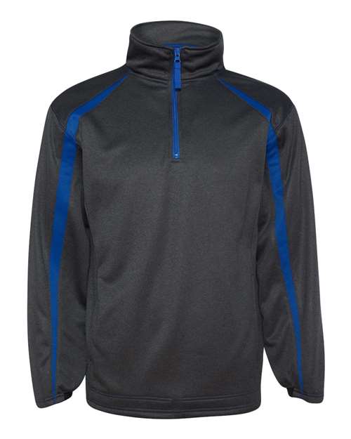 Badger - Pro Heather Fusion Performance Fleece Quarter-Zip Pullover - 1481