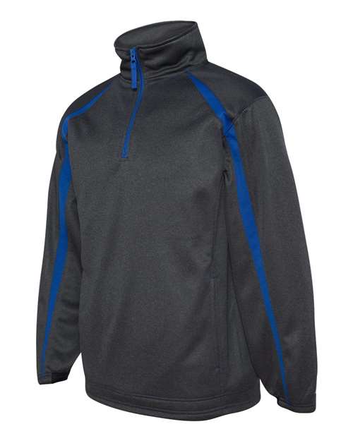 Badger - Pro Heather Fusion Performance Fleece Quarter-Zip Pullover - 1481