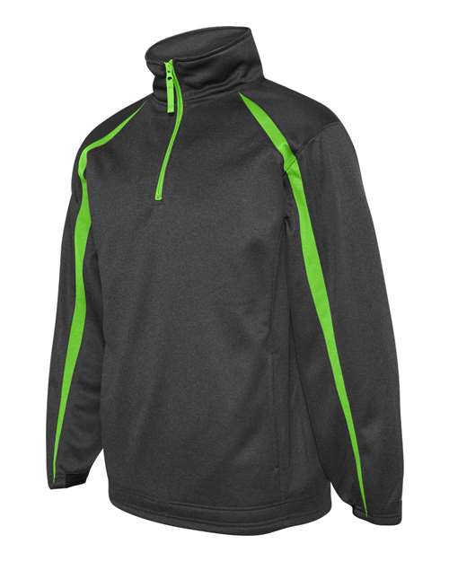 Badger - Pro Heather Fusion Performance Fleece Quarter-Zip Pullover - 1481