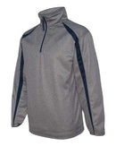 Badger - Pro Heather Fusion Performance Fleece Quarter-Zip Pullover - 1481