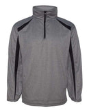 Badger - Pro Heather Fusion Performance Fleece Quarter-Zip Pullover - 1481