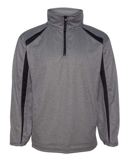 Badger - Pro Heather Fusion Performance Fleece Quarter-Zip Pullover - 1481