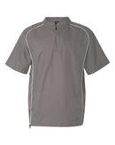 Rawlings - Short Sleeve Poly Dobby Quarter-Zip Pullover - 9702