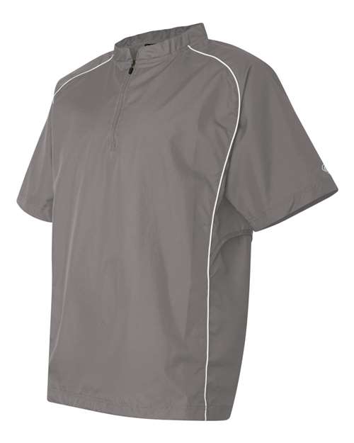 Rawlings - Short Sleeve Poly Dobby Quarter-Zip Pullover - 9702