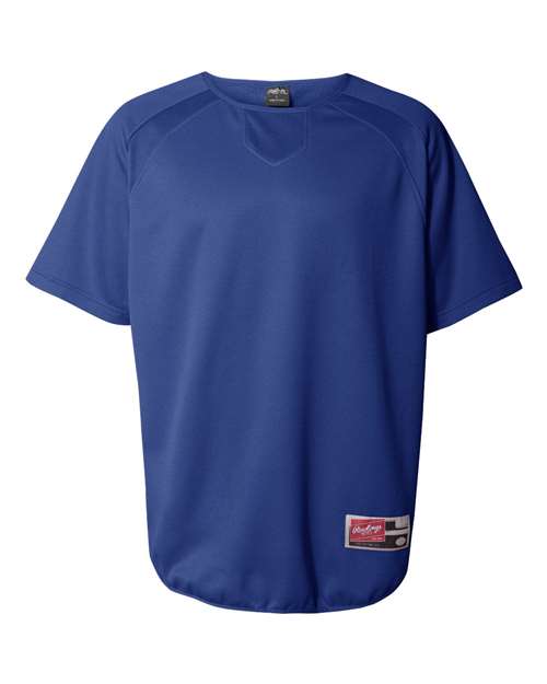 Rawlings - Short Sleeve Flatback Mesh Fleece Pullover - 0705