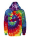 Dyenomite - Youth Multi-Color Swirl Hooded Sweatshirt - 854BMS