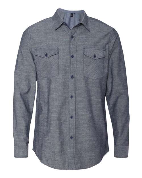 Burnside - Chambray Long Sleeve Shirt - 8255