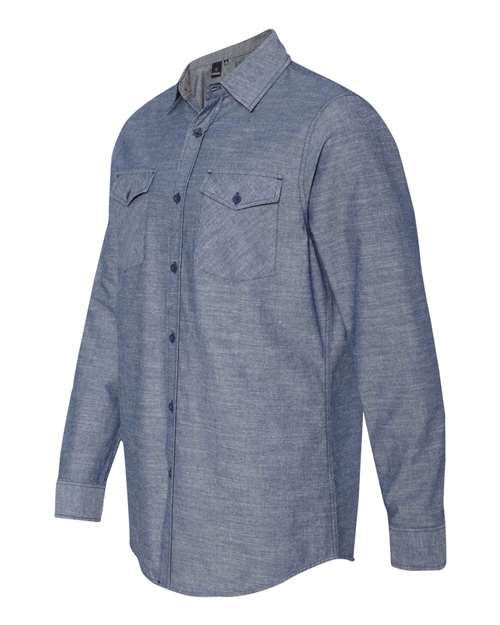 Burnside - Chambray Long Sleeve Shirt - 8255