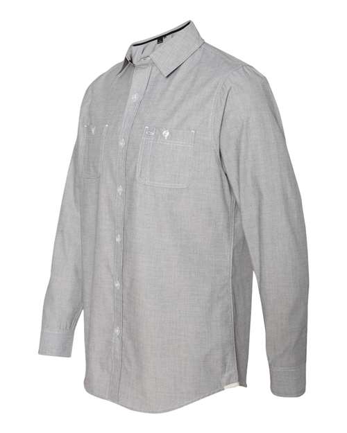 Burnside - Mini-Check Long Sleeve Shirt - 8257