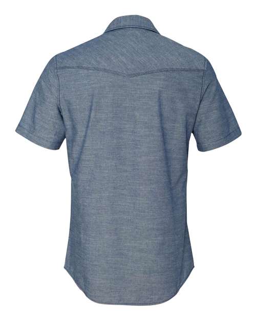 Burnside - Chambray Short Sleeve Shirt - 9255