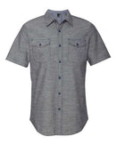 Burnside - Chambray Short Sleeve Shirt - 9255