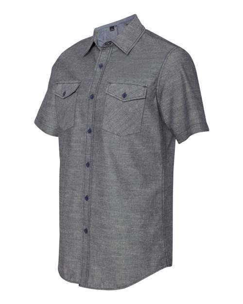 Burnside - Chambray Short Sleeve Shirt - 9255