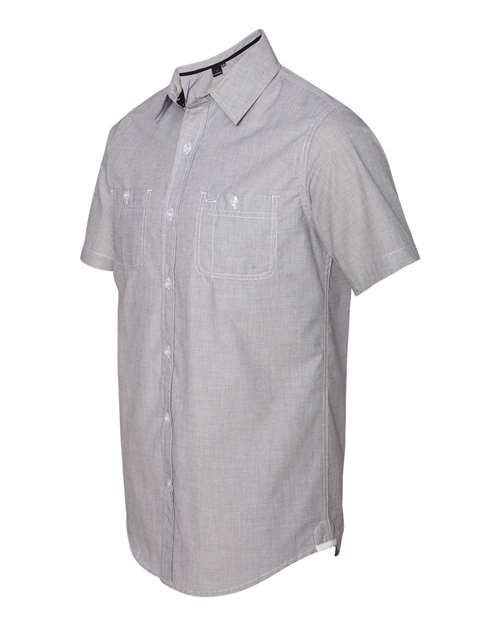 Burnside - Mini-Check Short Sleeve Shirt - 9257