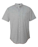 Burnside - Stretch-Stripe Short Sleeve Shirt - 9259