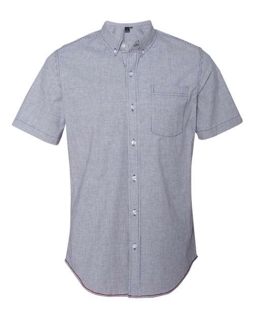 Burnside - Stretch-Stripe Short Sleeve Shirt - 9259