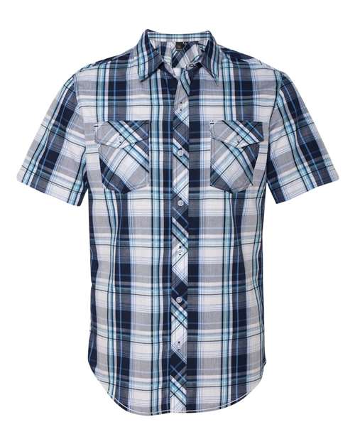 Burnside - Short Sleeve Plaid Shirt - 9202