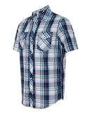 Burnside - Short Sleeve Plaid Shirt - 9202