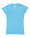 LAT - Junior Fit V-Neck Fine Jersey Tee - 3607