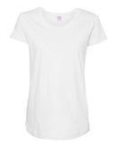 LAT - Women's Maternity Scoop Neck Fine Jersey Tee - 3509