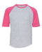 LAT - Youth Baseball Fine Jersey Three-Quarter Sleeve Tee - 6130