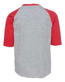 LAT - Youth Baseball Fine Jersey Three-Quarter Sleeve Tee - 6130