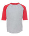 LAT - Youth Baseball Fine Jersey Three-Quarter Sleeve Tee - 6130