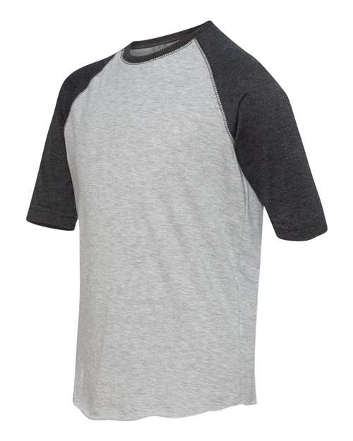 LAT - Youth Baseball Fine Jersey Three-Quarter Sleeve Tee - 6130