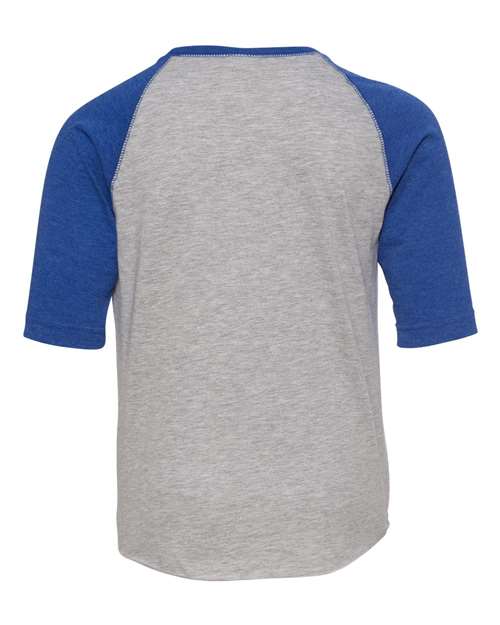 LAT - Youth Baseball Fine Jersey Three-Quarter Sleeve Tee - 6130