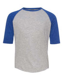 LAT - Youth Baseball Fine Jersey Three-Quarter Sleeve Tee - 6130