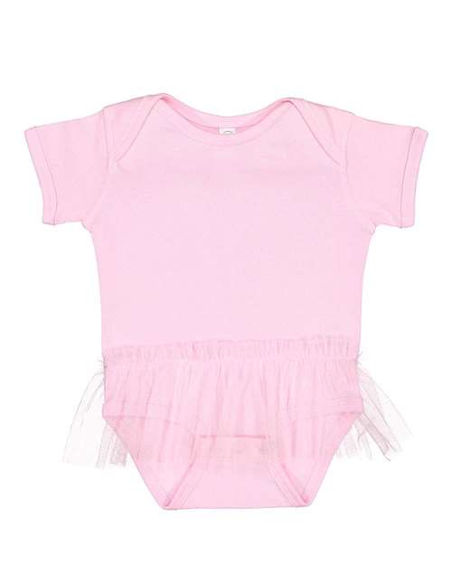 Rabbit Skins - Infant Tutu Baby Rib Bodysuit - 4422