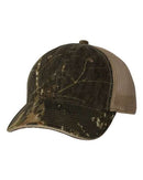 Outdoor Cap - Washed Brushed Mesh-Back Camo Cap - CGWM301