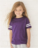 Rabbit Skins - Toddler Football Fine Jersey Tee - 3037