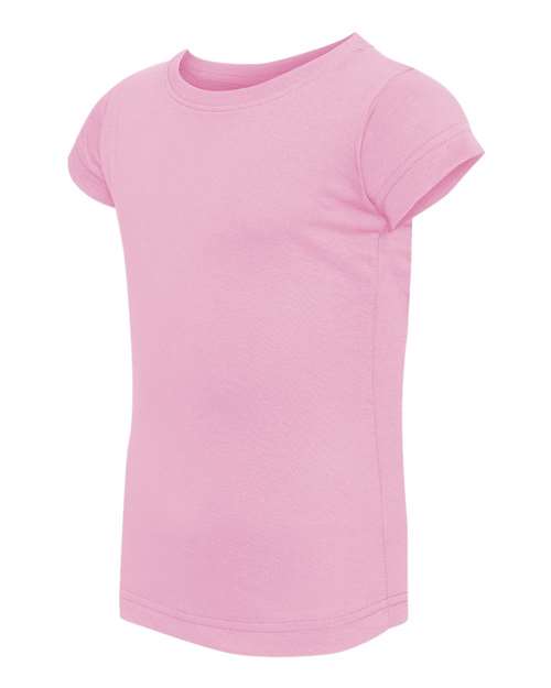 Rabbit Skins - Toddler Girls Fine Jersey Tee - 3316