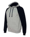 JERZEES - Nublend® Colorblocked Raglan Hooded Sweatshirt - 96CR