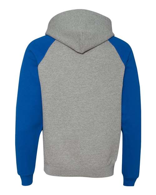 JERZEES - Nublend® Colorblocked Raglan Hooded Sweatshirt - 96CR