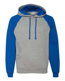 JERZEES - Nublend® Colorblocked Raglan Hooded Sweatshirt - 96CR