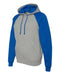 JERZEES - Nublend® Colorblocked Raglan Hooded Sweatshirt - 96CR