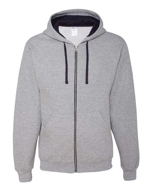 JERZEES - NuBlend Colorblocked Full-Zip Hooded Sweatshirt - 93CR