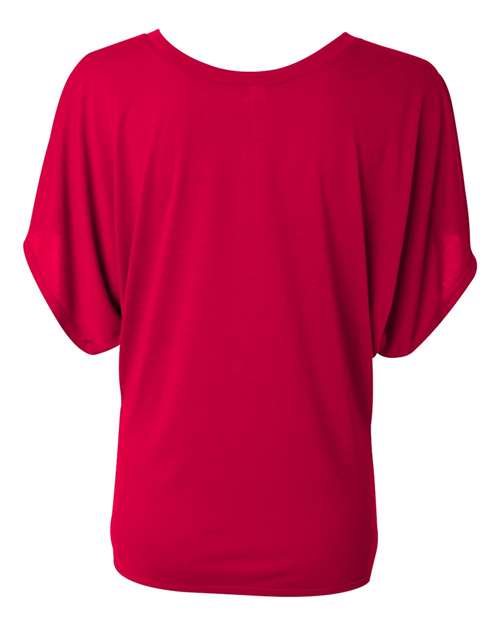 BELLA + CANVAS - Women’s Flowy Draped Dolman Tee - 8821