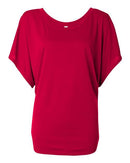 BELLA + CANVAS - Women’s Flowy Draped Dolman Tee - 8821