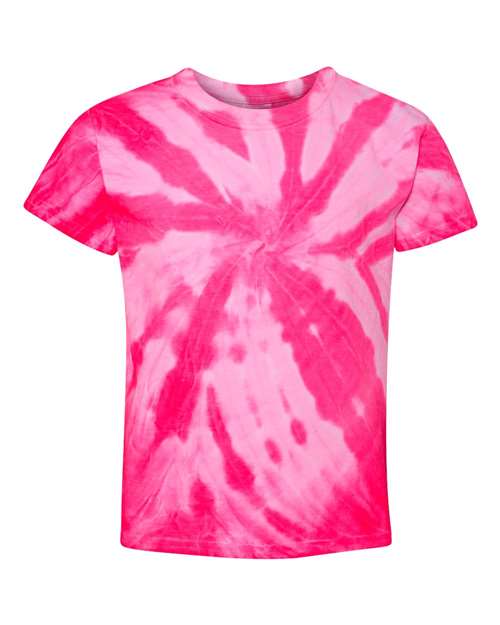 Dyenomite - Youth Tone-on-Tone Pinwheel Short Sleeve T-Shirt - 20BTT