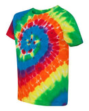 Dyenomite - Youth Multi-Color Spiral Tie-Dyed T-Shirt - 20BMS