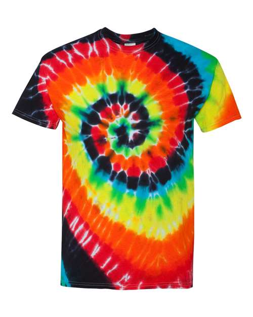 Dyenomite - Multi-Color Spiral Tie-Dyed T-Shirt - 200MS