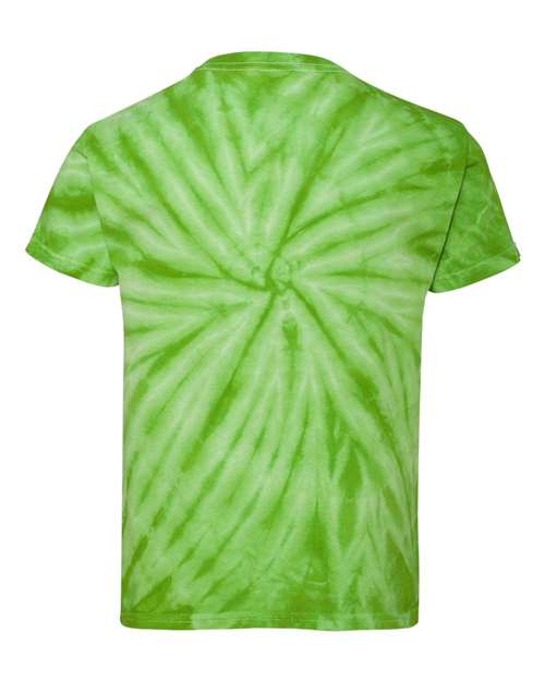 Dyenomite - Youth Cyclone Vat-Dyed Pinwheel Short Sleeve T-Shirt - 20BCY